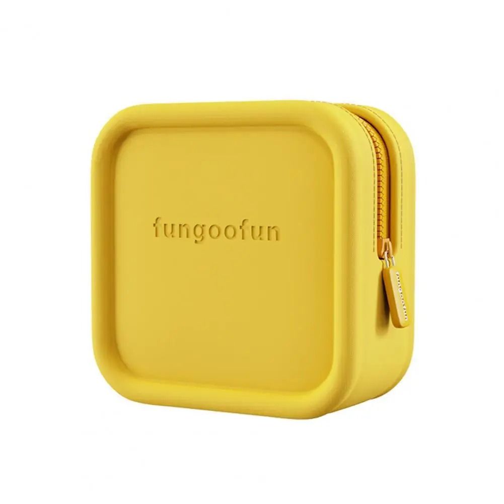 Storage Pouch, Square - Yellow